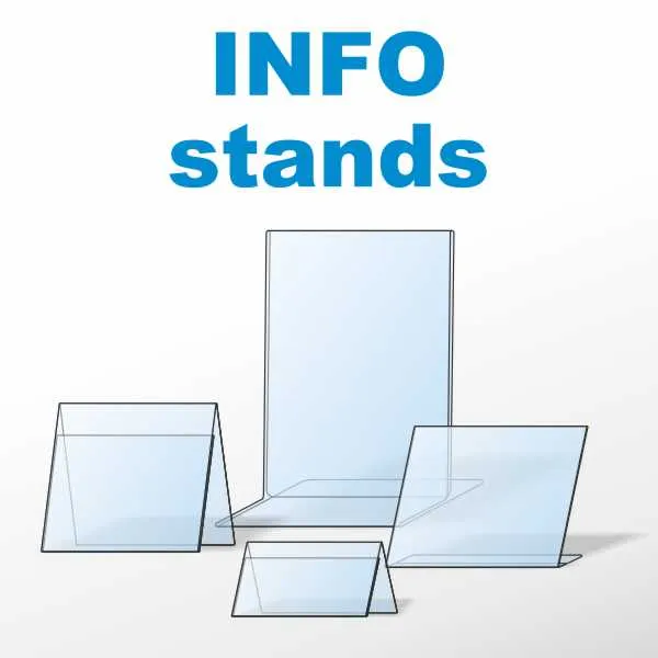 POP&POS info stands, stalci