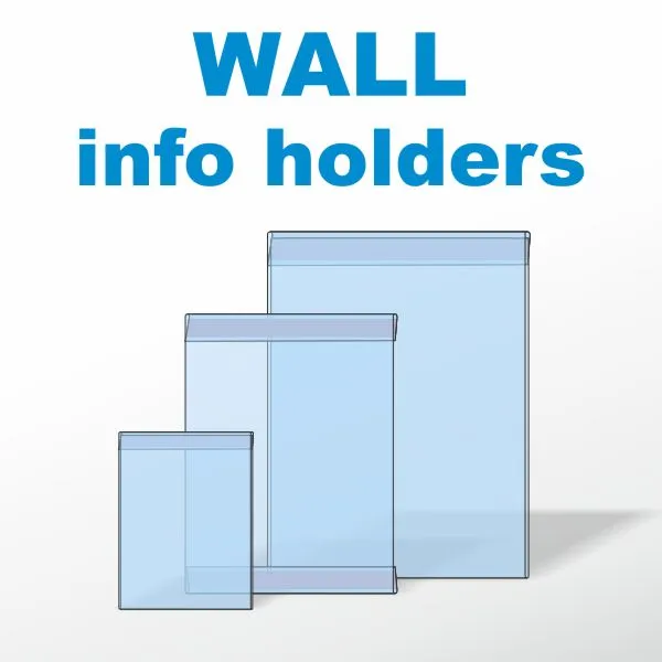 Wall info holders