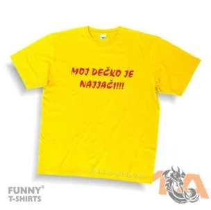 Majice za maturante: Moj dečko je najjači! Majice za kraj škole: Moj dečko je najjači!
