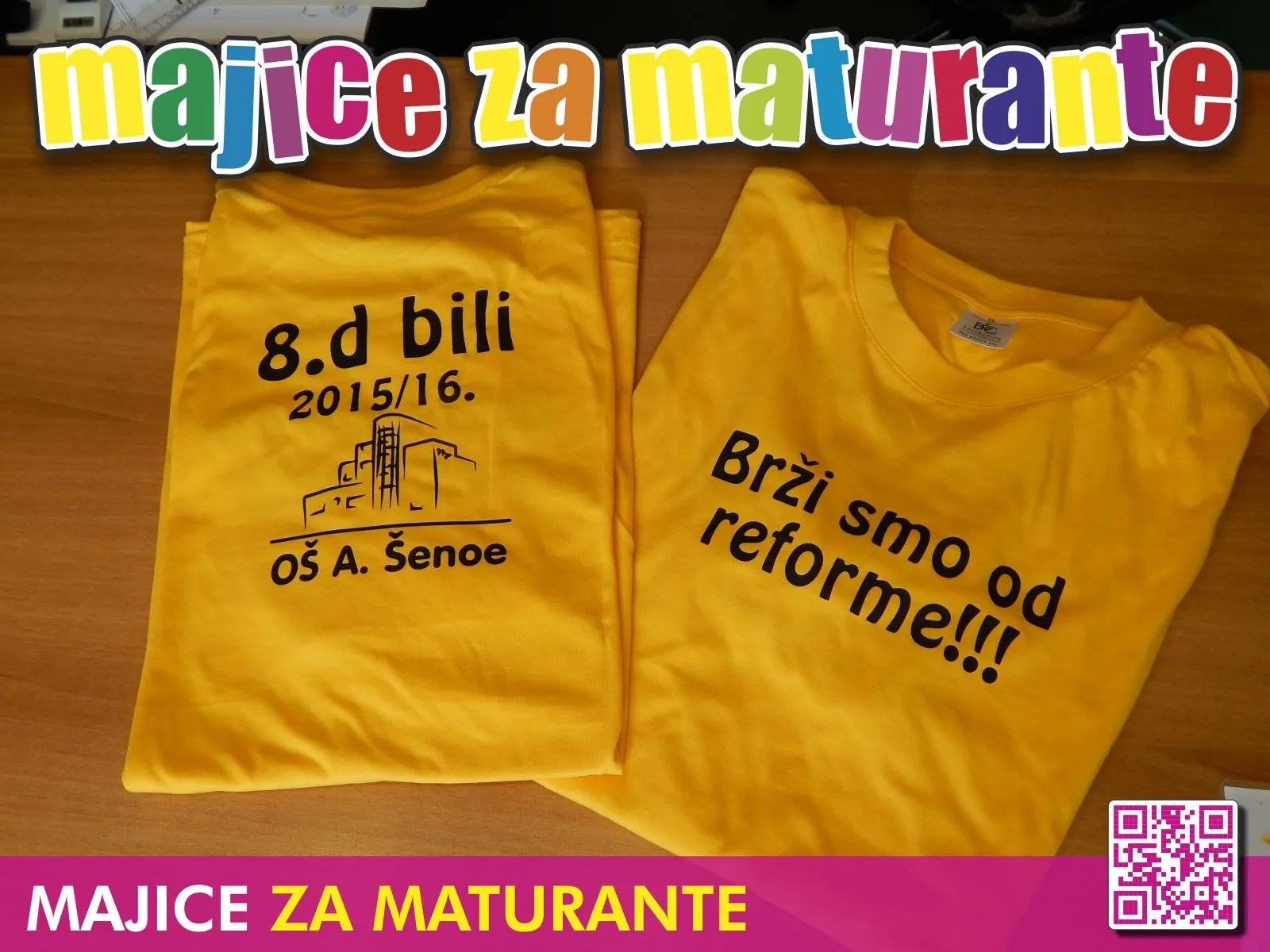 Majice za kraj škole.