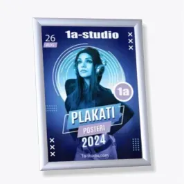 Poster frame, Klik-klak aluminijski okviri za plakate i postere