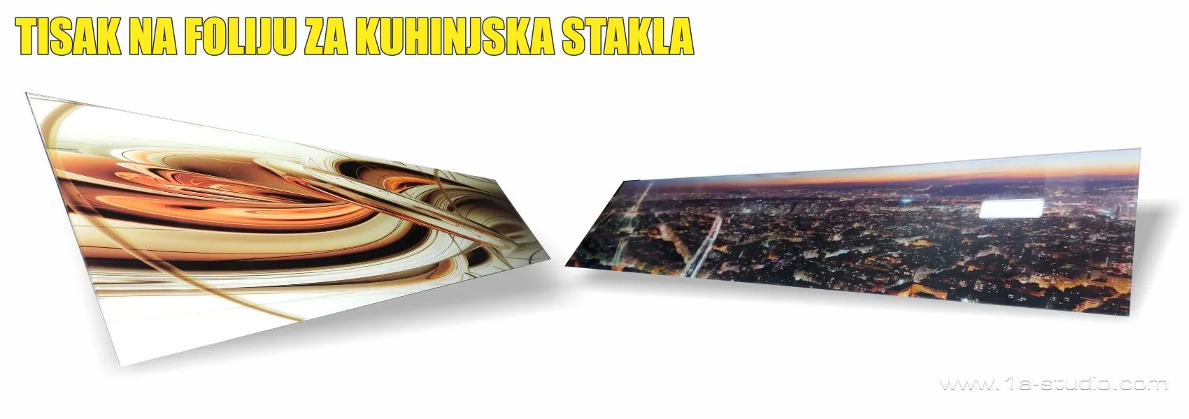 Tisak na foliju za kuhinjska stakla