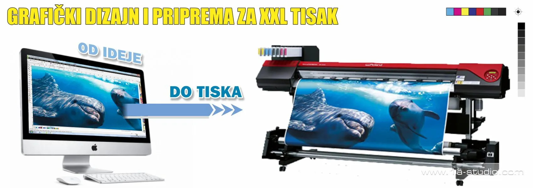 Grafički dizajn i priprema za XXL tisak.
