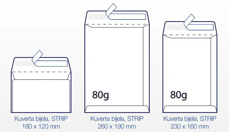 Ostale kuverte za tisak.