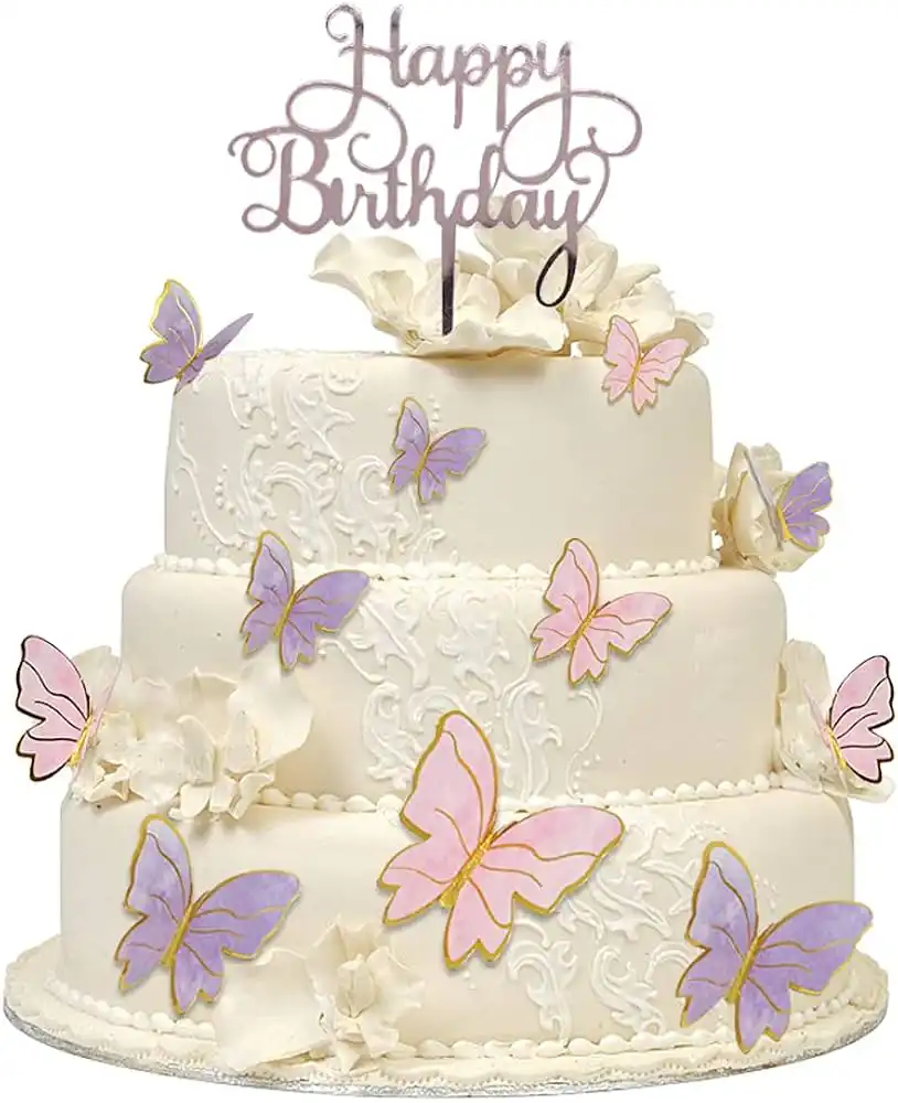 Topper za tortu Happy Birthtay