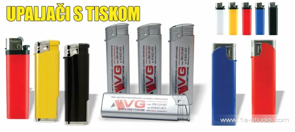 upaljaci s tiskom, tisak na upaljace