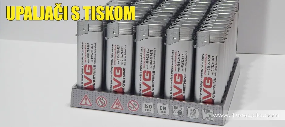 Upaljači sa tiskom. Cijena, prava sitnica!