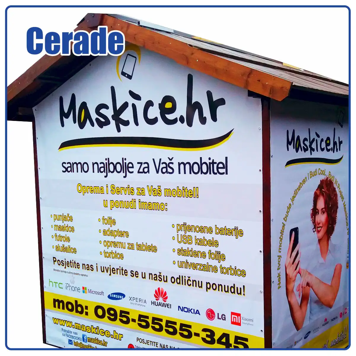 XXL tisak na cerade