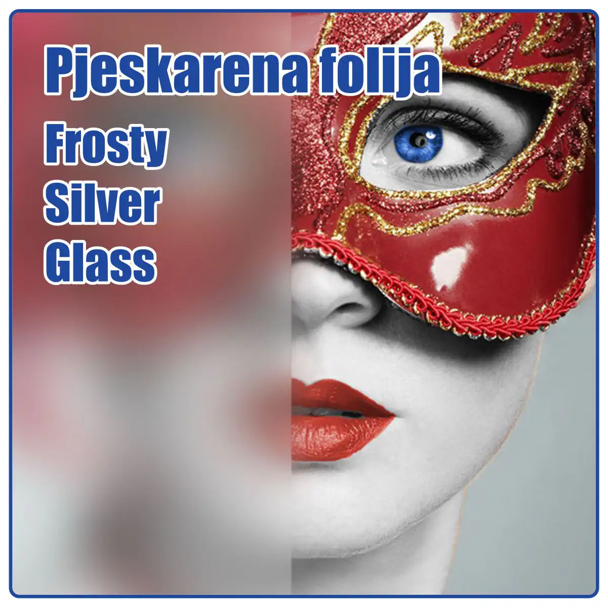 Pjeskarena folija za izloge cijena